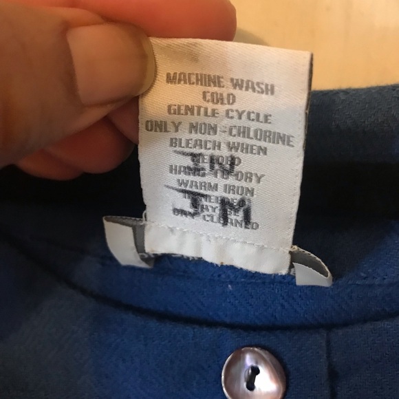 Soft Surroundings Women’s Blue Tunic 3/4 Length Sleeve Top Small - Picture 16 of 16